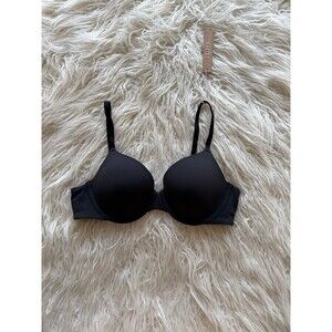 Skims Fits Everybody T-Shirt Bra Onyx Size 36B